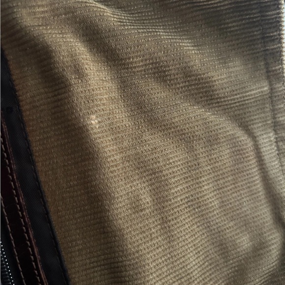 Vintage Fendi Brown Corduroy Baguette Bag - Picture 14 of 16